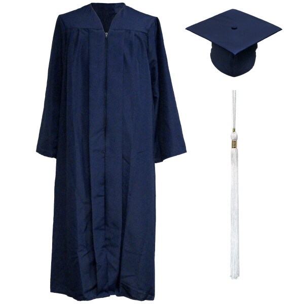 Penn State undergraduate regular regalia package: gown, cap, and tassel